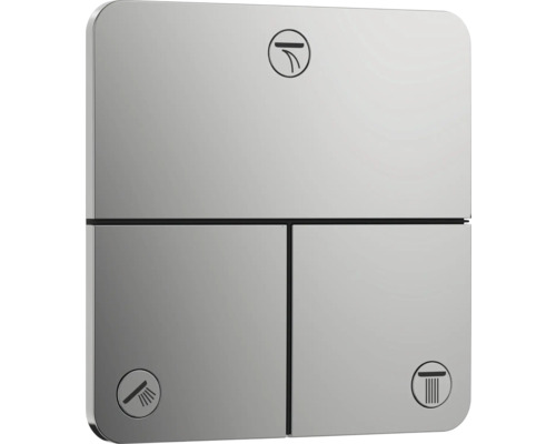 Inverseur encastré hansgrohe SHOWERSELECT S COMFORT Q pour 3 utilisateurs chrome sans corps de base encastré 15587000 Inverseur à trois voies pour robinetterie de salle de bains