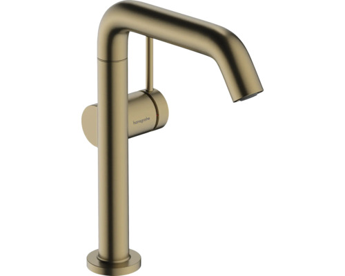 hansgrohe Waschtischarmatur TECTURIS S 210 CoolStart brushed bronze gebürstet mit Push-Open Ablaufventil 73364140