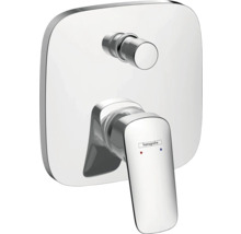 Wandarmatur mit Hebel und Temperaturregler