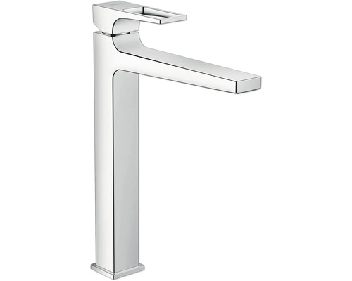 hansgrohe Waschtischarmatur für Aufsatzwaschbecken METROPOL 260 chrom mit Push-Open Ablaufventil 74512000