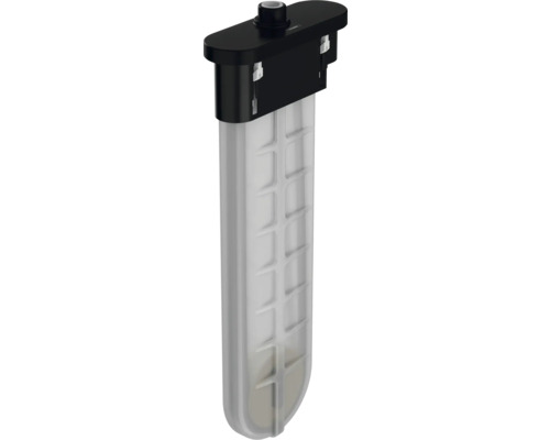 Système d'enroulement de tuyau hansgrohe SBOX oval noir mat sans corps de base encastré 28020670 Filtre anticalcaire pour pommeau de douche