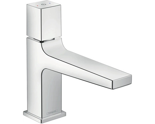 Robinetterie de lavabo hansgrohe METROPOL 100 chrome avec bonde de vidage clic-clac 32570000 Robinet de lavabo Hansgrohe avec affichage de la température