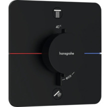 Hansgrohe Unterputz Thermostatarmatur mit Symbolen für Kopfbrause und Handbrause, sowie Temperaturanzeige bis 40 Grad