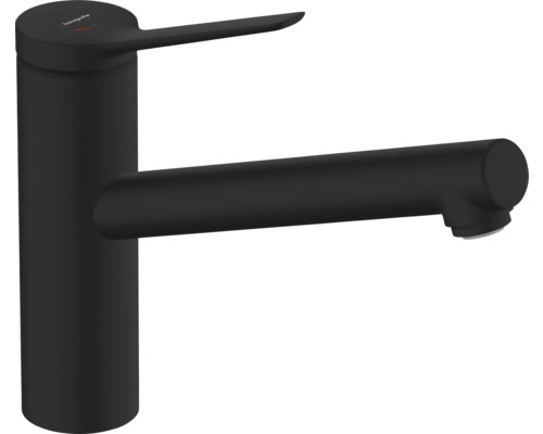 Robinetterie de cuisine hansgrohe ZESIS 150 M33 CoolStart noir mat 74813670 Mitigeur de lavabo noir