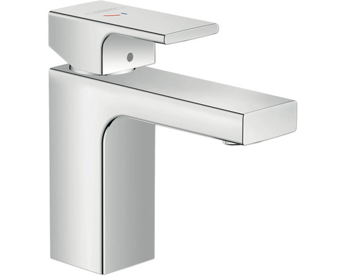 hansgrohe Waschtischarmatur VERNIS SHAPE 100 CoolStart chrom mit Zugstangen-Ablaufgarnitur 71594000