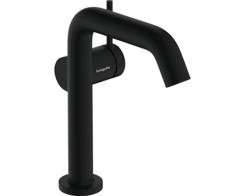 hansgrohe Waschtischarmatur TECTURIS S 150 CoolStart schwarz matt mit Push-Open Ablaufventil 73342670