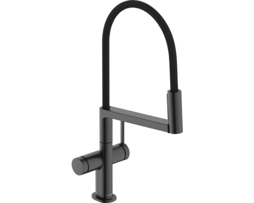 hansgrohe Küchenarmatur TALIS SELECT M54 POWDERSPRAY schwarz matt 72861340