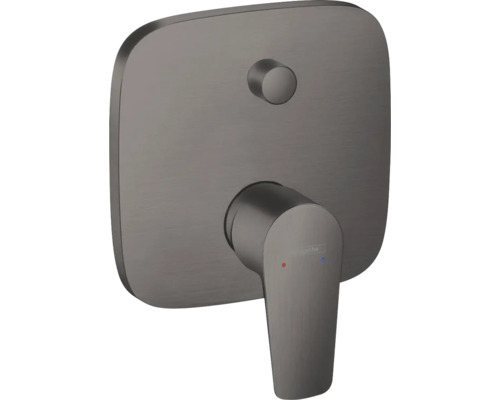 hansgrohe Badewannenarmatur Unterputz TALIS E brushed black chrom gebürstet ohne Unterputzgrundkörper 71474340 hansgrohe Badewannenarmatur Unterputz TALIS E brushed black chrom gebürstet ohne Unterputzgrundkörper 71474340