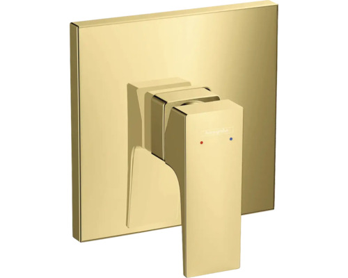 hansgrohe Duscharmatur Unterputz METROPOL polished gold optic ohne Unterputzgrundkörper 32565990 Hansgrohe Unterputz-Mischbatterie für Badarmatur