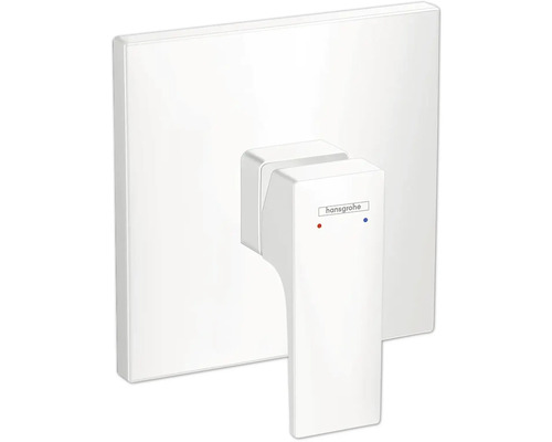 Robinet de douche hansgrohe montage encastré METROPOL blanc mat sans corps de base encastré 32565700 Hansgrohe Set de finition pour mitigeur monocommande pour montage encastré