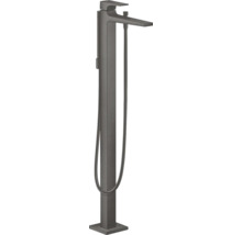 hansgrohe Badewannen Standarmatur METROPOL brushed black chrom ohne Unterputzgrundkörper mit Unterputzgrundkörper 32532340