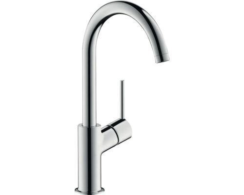 Robinetterie de lavabo hansgrohe TALIS 210 chrome avec bonde de vidage clic-clac 32080000 Robinet de lavabo avec bec haut