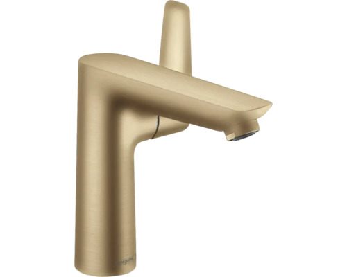 hansgrohe Waschtischarmatur TALIS E 150 brushed bronze gebürstet mit Zugstangen-Ablaufgarnitur 71754140