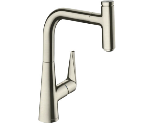 hansgrohe Küchenarmatur mit Brause TALIS SELECT 220 M51 edelstahl gebürstet 73852800 hansgrohe Küchenarmatur mit Brause TALIS SELECT 220 M51 edelstahl gebürstet 73852800