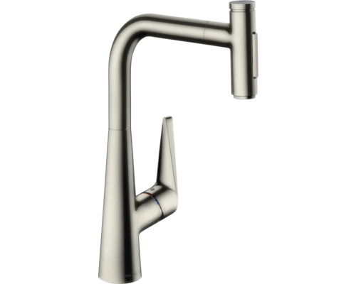 hansgrohe Küchenarmatur mit Brause TALIS SELECT 300 M51 edelstahl gebürstet 72823800 hansgrohe Küchenarmatur mit Brause TALIS SELECT 300 M51 edelstahl gebürstet 72823800