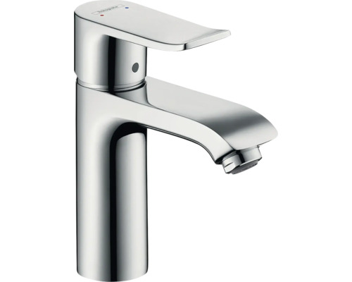 Robinetterie de lavabo hansgrohe METRIS 110 chrome avec garniture de vidage à tirette 31074000 Robinetterie de lavabo hansgrohe METRIS 110 chrome avec garniture de vidage à tirette 31074000