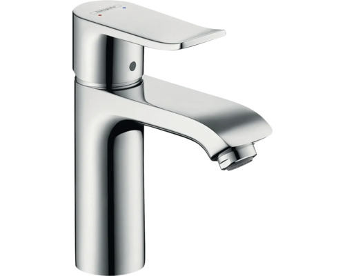 hansgrohe Waschtischarmatur METRIS 110 LowFlow Eco chrom mit Zugstangen-Ablaufgarnitur 31203000