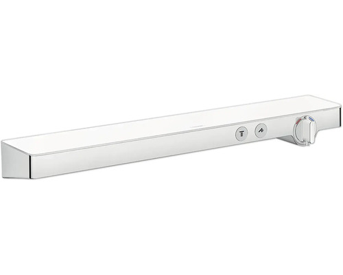 Robinetterie de douche hansgrohe avec thermostat SHOWERTABLET SELECT 700 CoolStart blanc mat 13184400