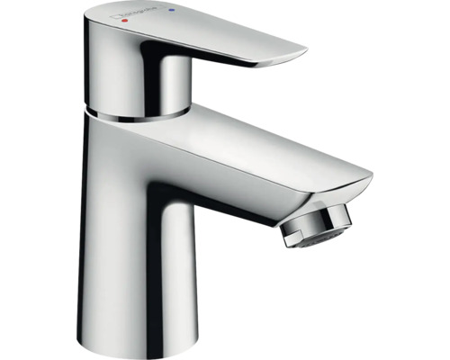 Robinetterie de lavabo hansgrohe TALIS TALIS E 80 chrome avec garniture de vidage à tirette 71707000 Mitigeur monocommande pour lavabo