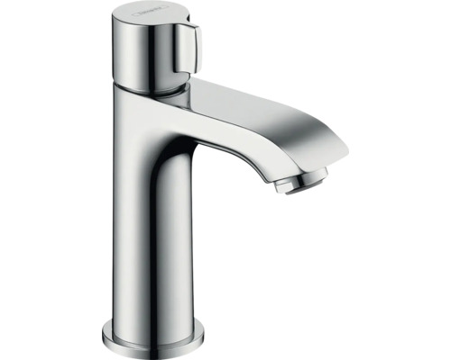 Robinet d'eau froide hansgrohe METRIS Eco chrome sans bonde de vidange 31166000 Mitigeur de lavabo monocommande en métal