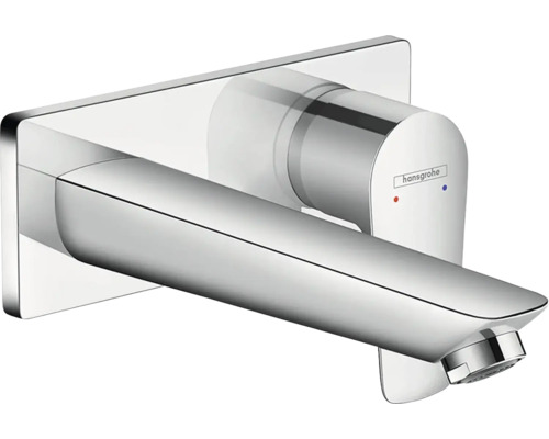 Robinet de lavabo encastré hansgrohe TALIS E Eco sortie 16,5 cm chrome sans corps de base encastré 71732000