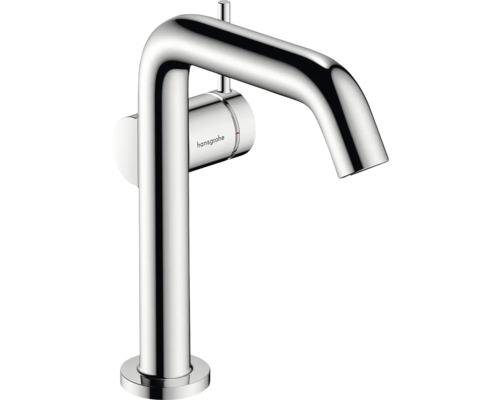 hansgrohe Waschtischarmatur TECTURIS S 150 CoolStart chrom mit Push-Open Ablaufventil 73342000