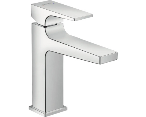 Robinetterie de lavabo hansgrohe METROPOL 110 chrome avec garniture de vidage à tirette 32506000 Robinet de lavabo en métal