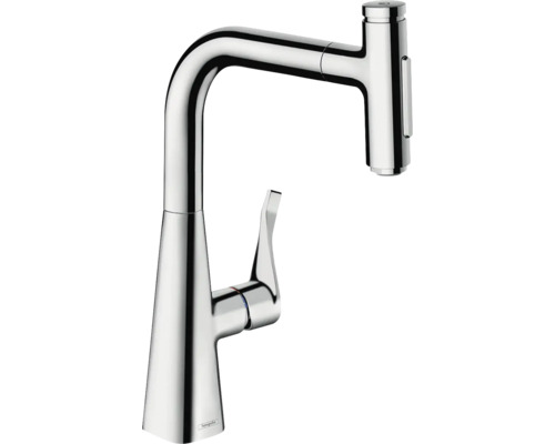 Robinetterie de cuisine hansgrohe avec douchette METRIS SELECT 240 M71 chrome 73817000 Logo Hansgrohe Robinet de cuisine avec douchette extractible