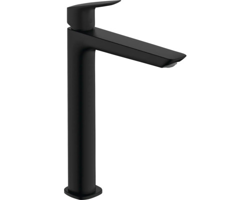 hansgrohe Waschtischarmatur für Aufsatzwaschbecken LOGIS 240 Eco schwarz matt ohne Ablaufgarnitur 71258670
