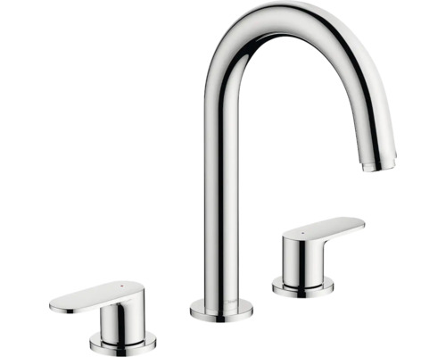 hansgrohe 3-Loch Waschtischarmatur VERNIS BLEND mit Zugstangen-Ablaufgarnitur chrom 71553000