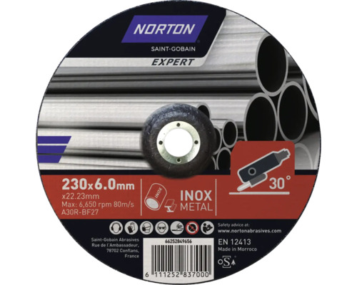 Expert Schruppscheibe Norton Ø 230x22,23 mm Norton Saint-Gobain Expert Trennscheibe, 230x6,0 mm