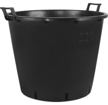 Eimer aus Kunststoff mit zwei Griffen und einem Fassungsvermögen von 110 Litern