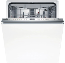 Lave-vaisselle Bosch ouvert avec affichage numérique et deux paniers de lavage
