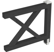 Support en bois avec croisillons pour la construction de projets de jardin