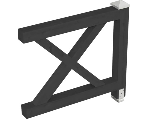 Support en bois avec croisillons pour la construction de projets de jardin