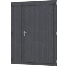 Porte de jardin en bois avec poignée