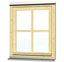 Holzfenster mit vier Flügeln