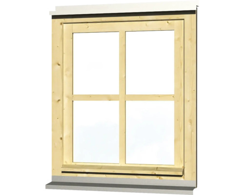 Holzfenster mit vier Flügeln