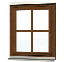 Holzfenster mit vier Flügeln