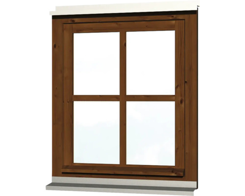 Holzfenster mit vier Flügeln