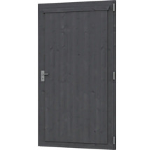 Porte en bois avec poignée et serrure