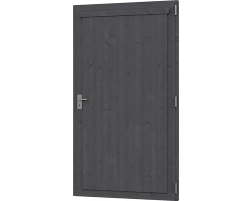 Porte de jardin en bois avec garniture de porte