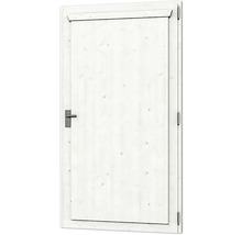 Porte en bois pour cabanon de jardin avec poignée