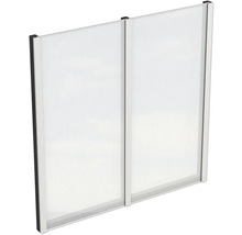 Transparente Doppelstegplatten für den Bau