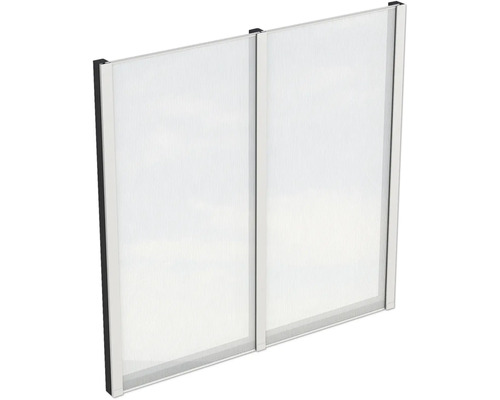 Transparente Doppelstegplatten für den Bau