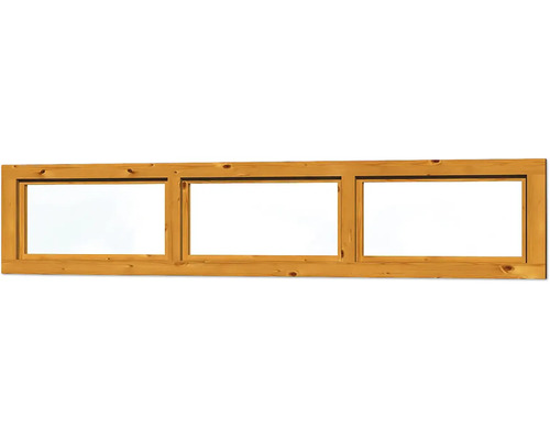 Holzfenster mit drei Scheiben