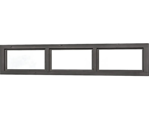 Fensterrahmen mit drei Glasscheiben