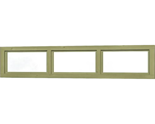 Holzfenster mit drei Feldern