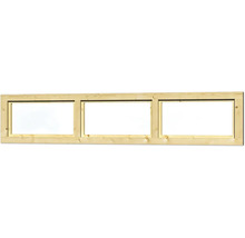 Holzfenster mit drei Scheiben