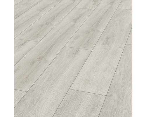 Laminat Robusto Premium Eiche grau Landhausdiele 1375 x 188 x 12 mm Heller Laminatboden mit Holzoptik